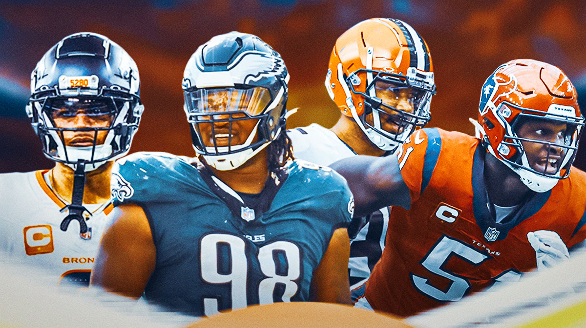 Patrick Surtain, Jalen Carter, Will Anderson, and Myles Garrett all together.