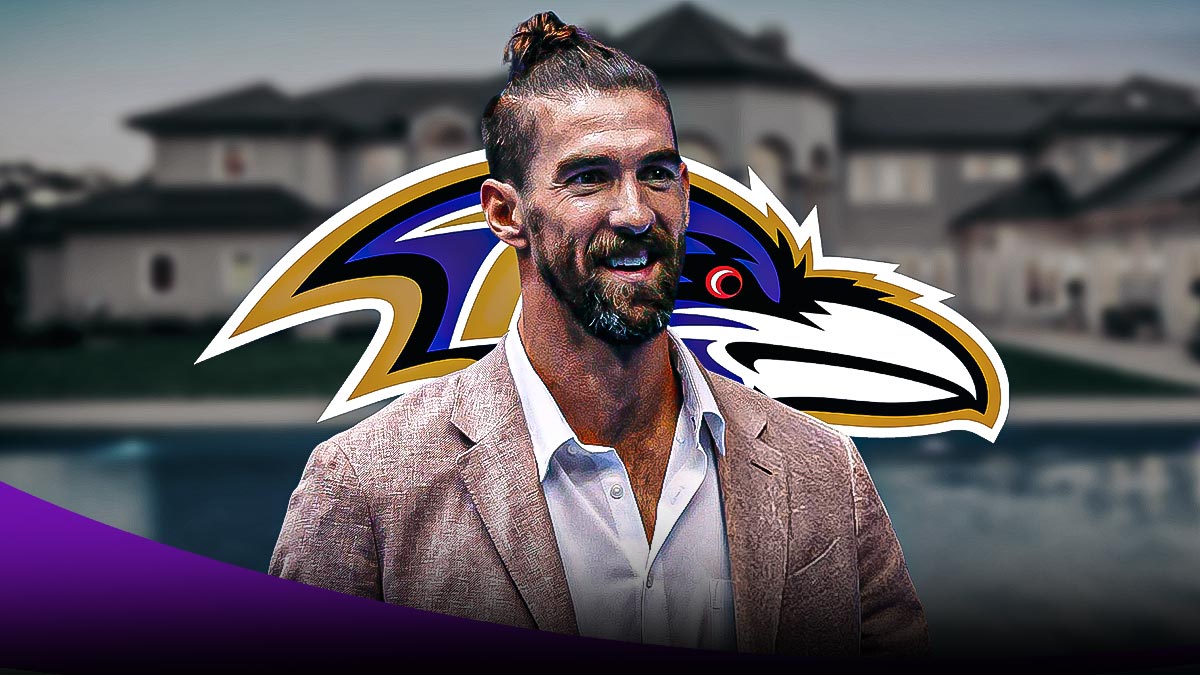 Michael Phelps Baltimore Ravens