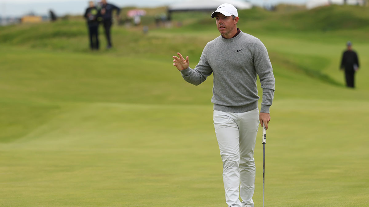 Rory McIlroy’s wild driver mars homecoming opening Open Championship round