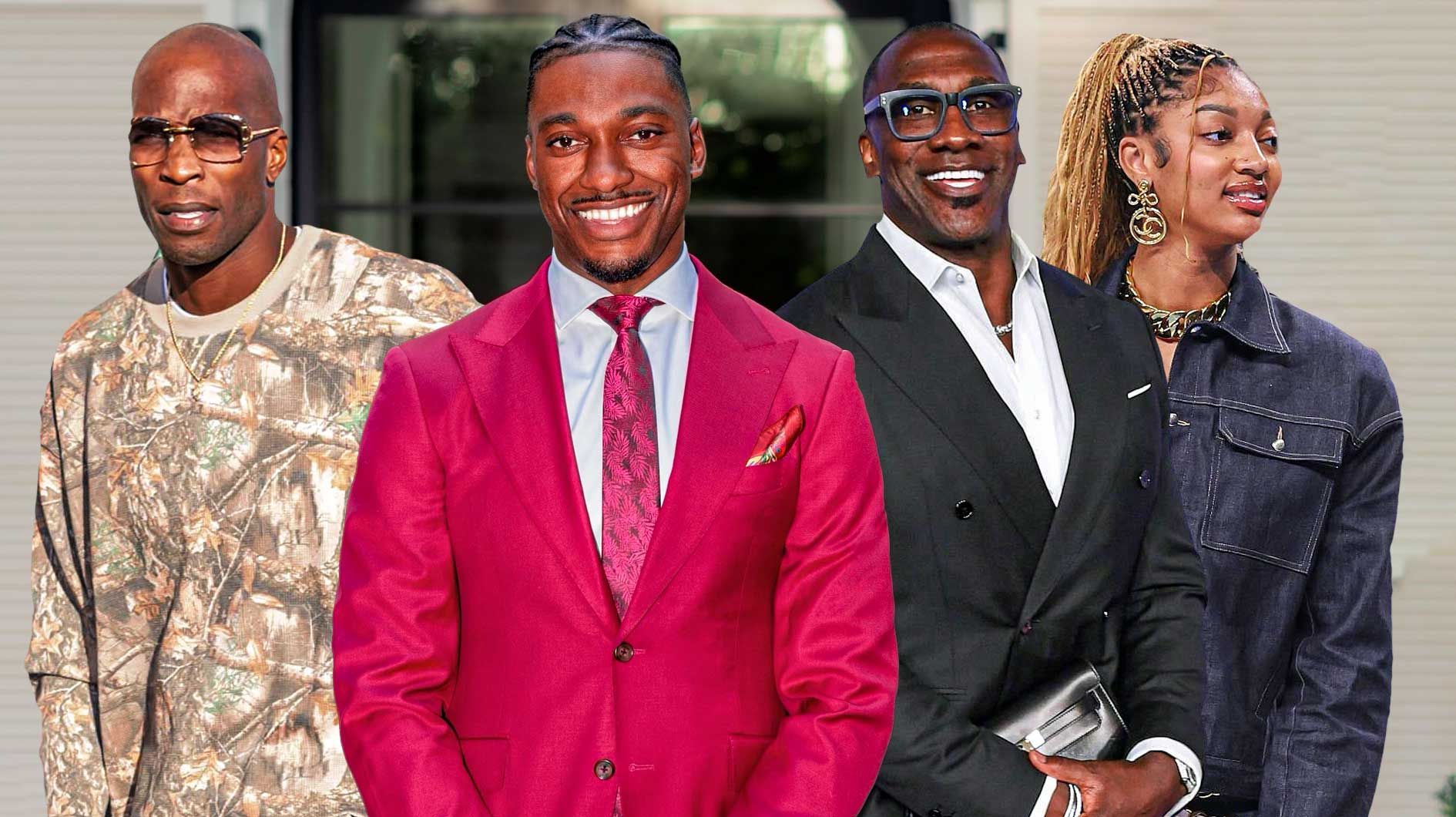 Shannon Sharpe Chad Ochocinco Johnson Angel Reese Robert Griffin III RGIII