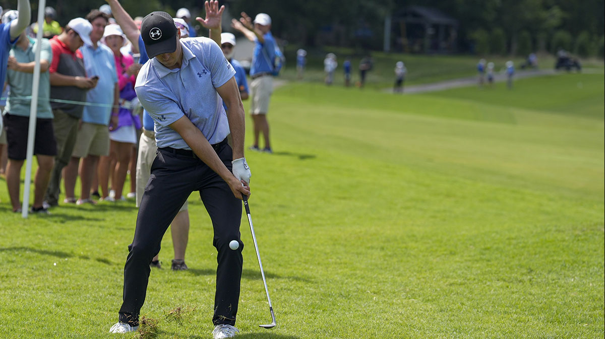 Jordan Spieth gives NBA star LeBron James golf pointers after outing goes viral