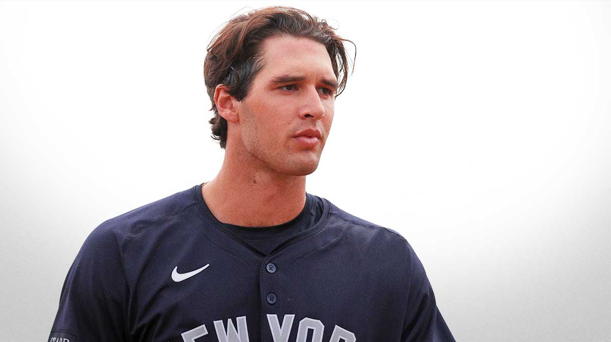 New York Yankees center fielder Spencer Jones (78) looks on against the New York Yankees at TD Ballpark.