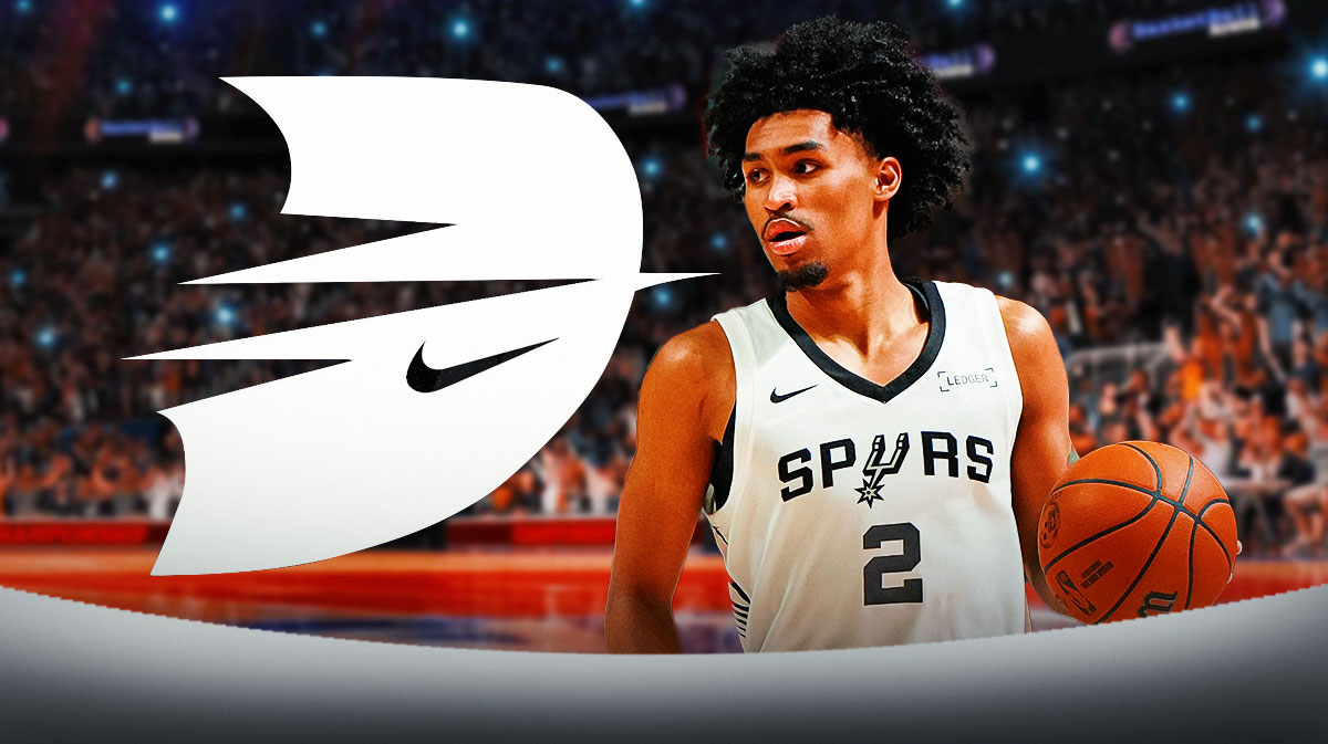 Spurs’ Dylan Harper flaunts new Nike signature logo
