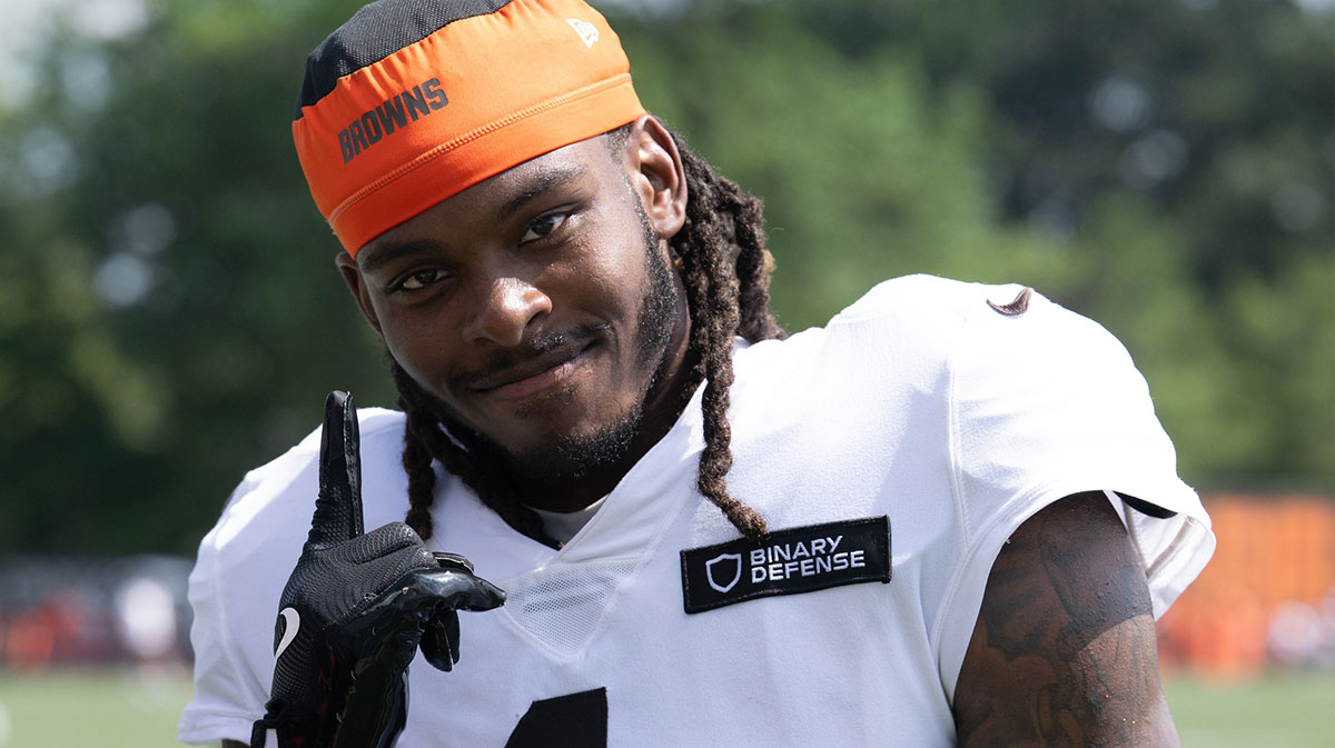 Browns news: Starting cornerback carted off field with injury during Cleveland's latest practice, Martin Emerson Jr.