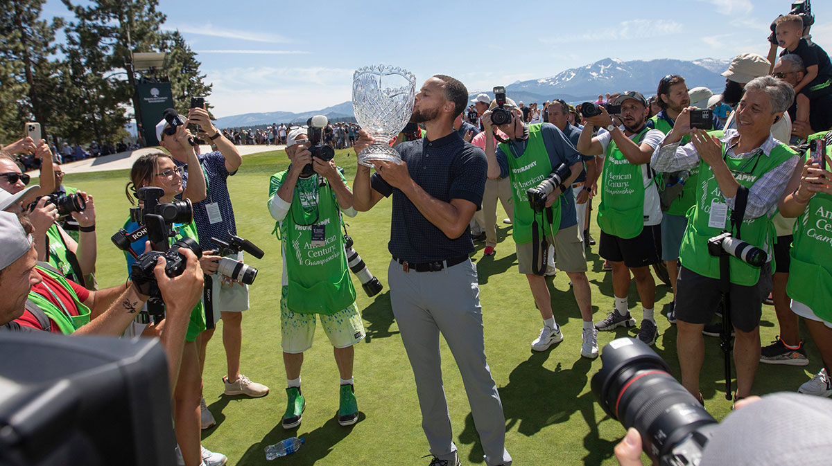 Warriors’ Stephen Curry shades Charles Barkley to answer LeBron golf question
