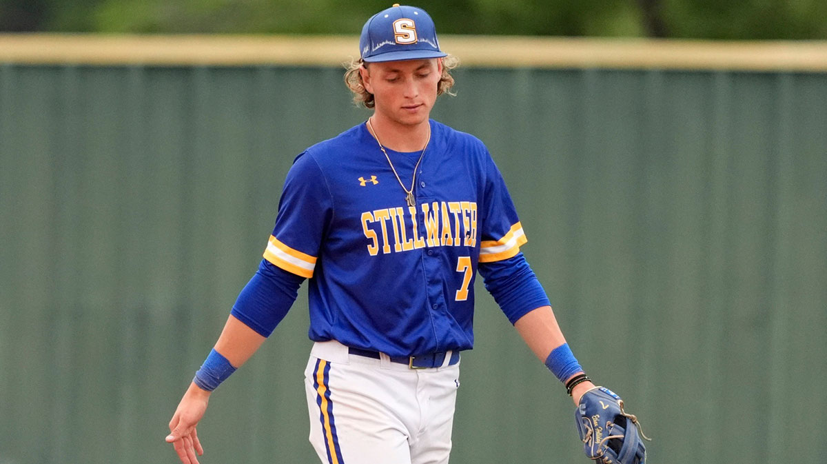 Stillwater's Ethan Holiday (new Rockies prospect) is pictured