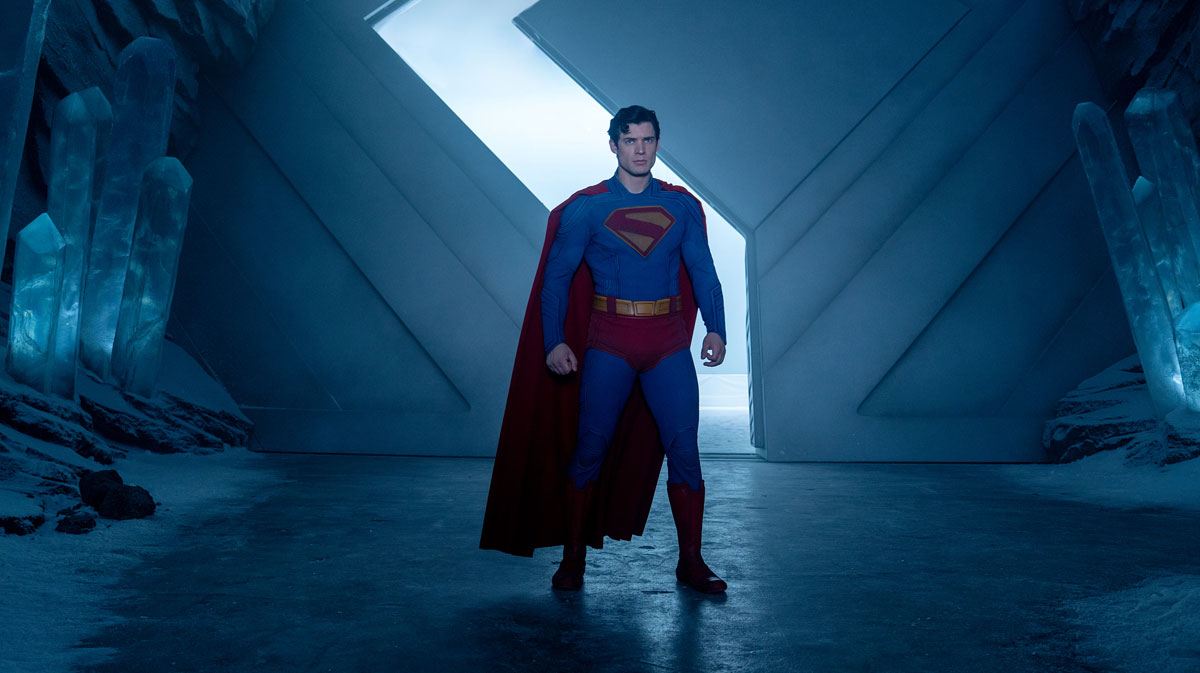 David Corenswet in James Gunn's Superman DCU movie.
