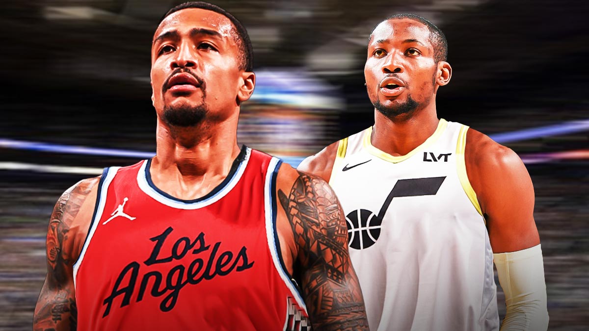 Jonathan Kuminga in Jazz uniform, John Collins in Clippers uniform