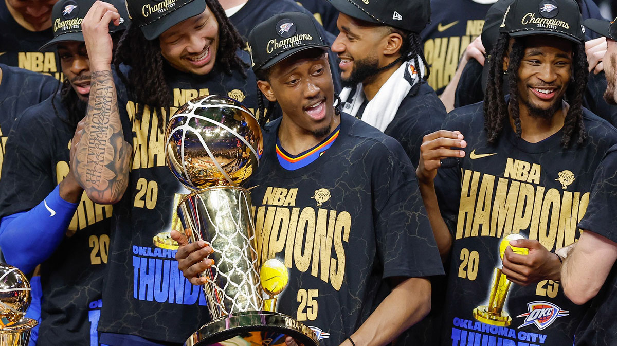 Oklahoma City Thunder star Jalen Williams, who signed a $287 million max contract extension and subsequently retired his parents.