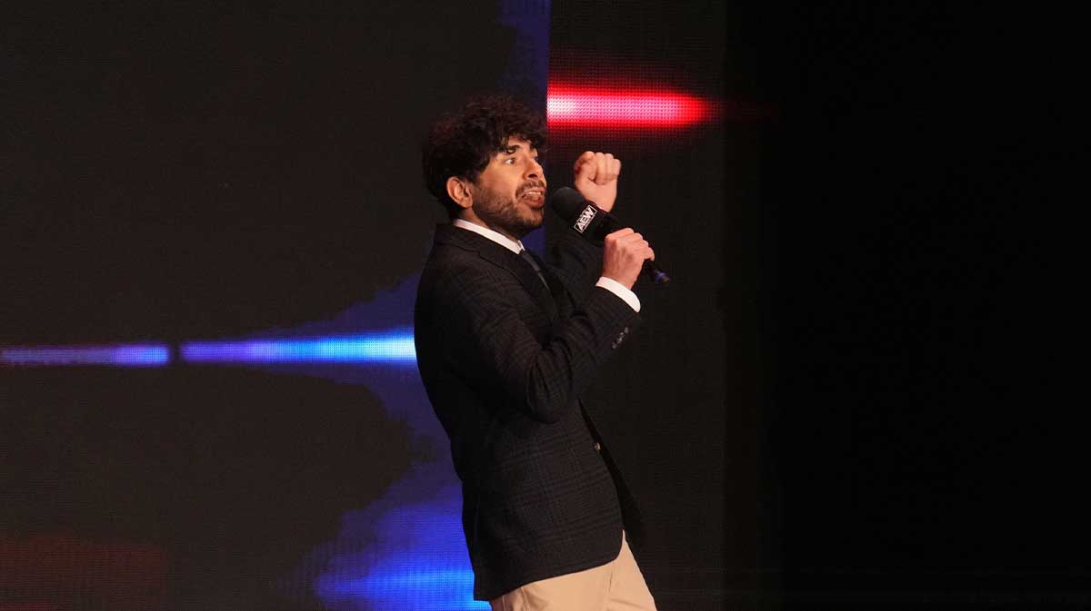 AEW President Tony Khan during AEW Dynamite at Footprint Center.