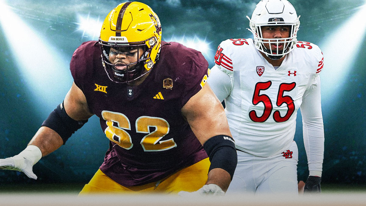 Arizona State's Ben Coleman and Utah's Spencer Fano help lead the top OLs in the Big 12.