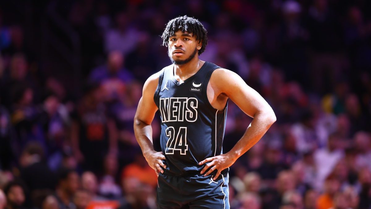 Brooklyn Nets guard Cam Thomas (24) against the Phoenix Suns at Footprint Center.
