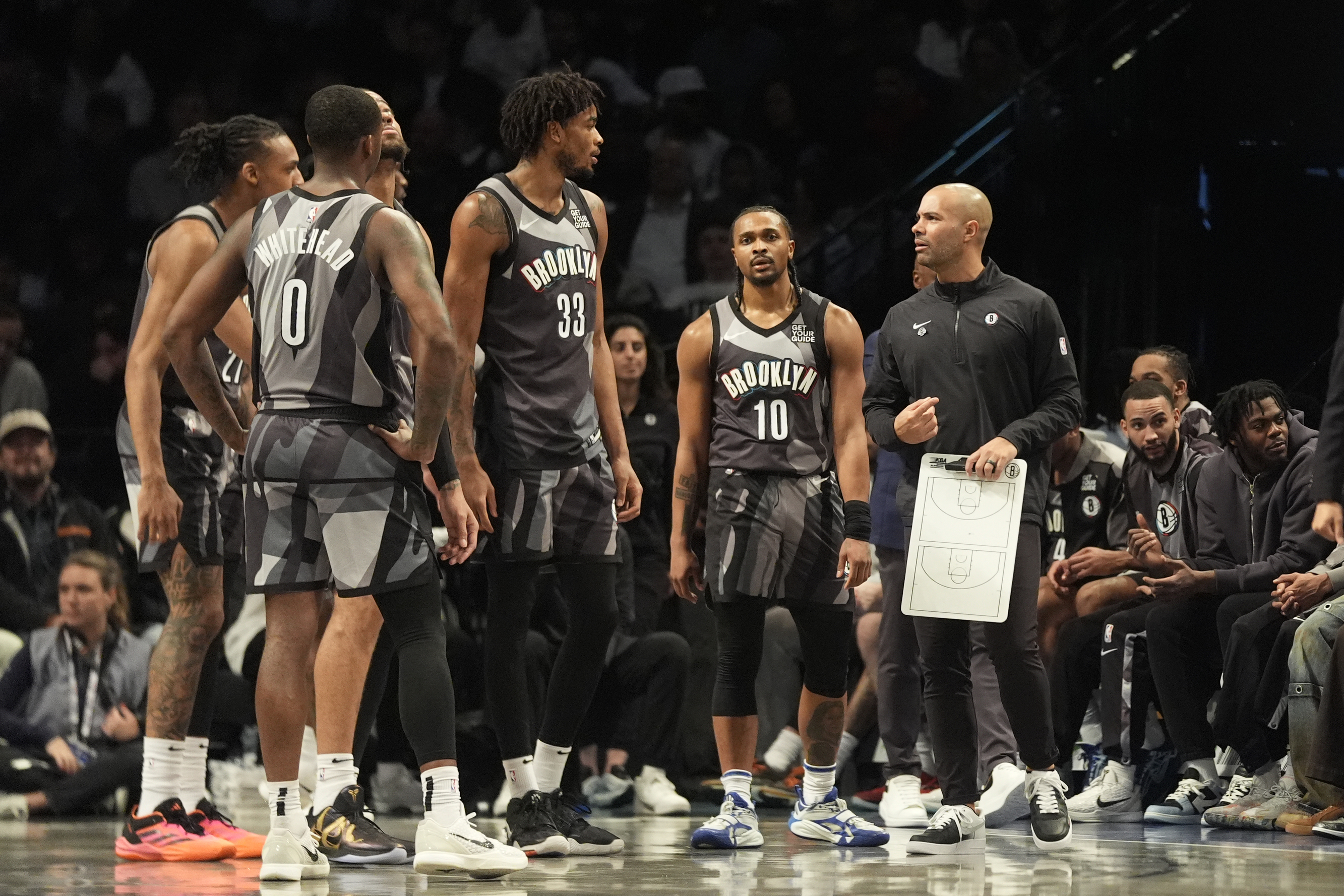 Where do first NBA win totals project Nets to finish next season?