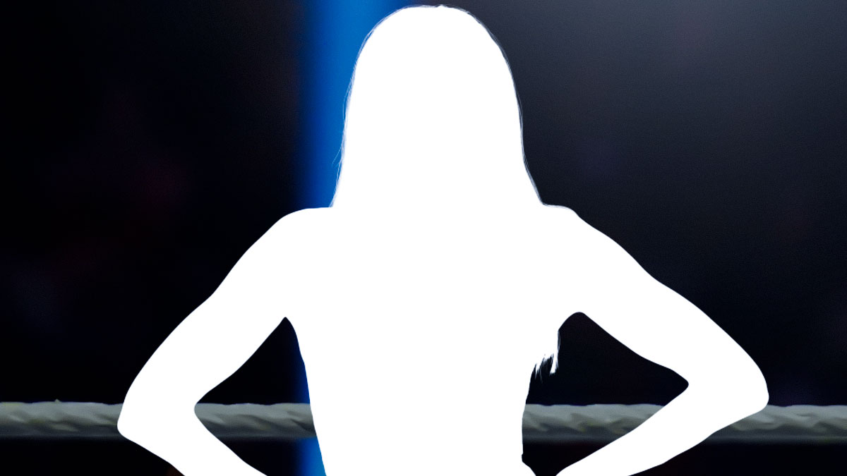Silhouette of former WWE ring announcer Lillian Garcia, who will make her return at Evolution 2.