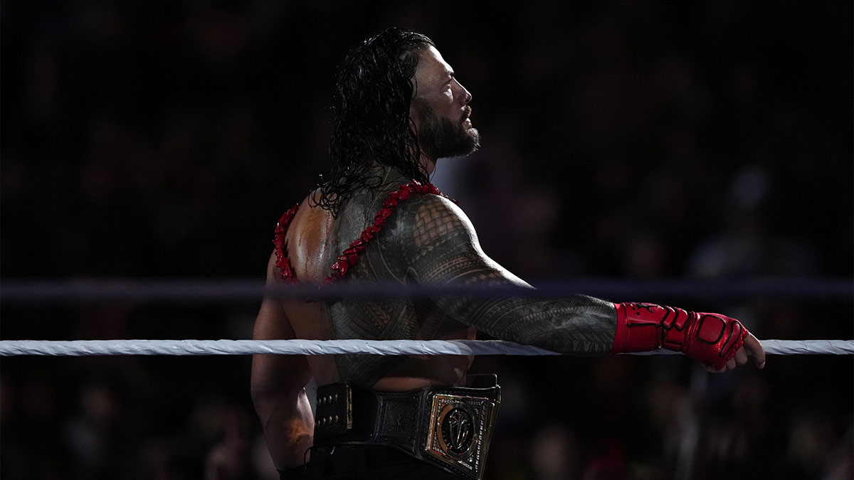 WWE star Roman Reigns, whose hiatus may be due to the birth of a new baby.