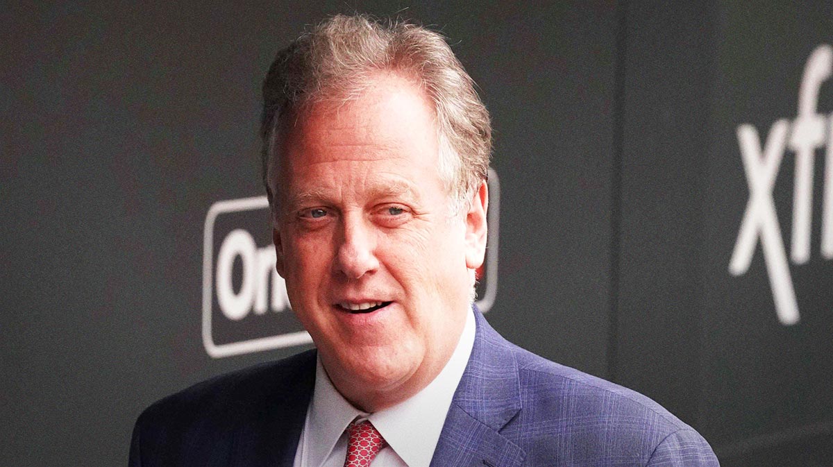 New York Yankees broadcaster Michael Kay watches batting practice prior to the game against the Baltimore Orioles at Oriole Park at Camden Yards. Blue Jays analyst Jamie Campbell roasted Michael Kay after sweep of the Yankees.