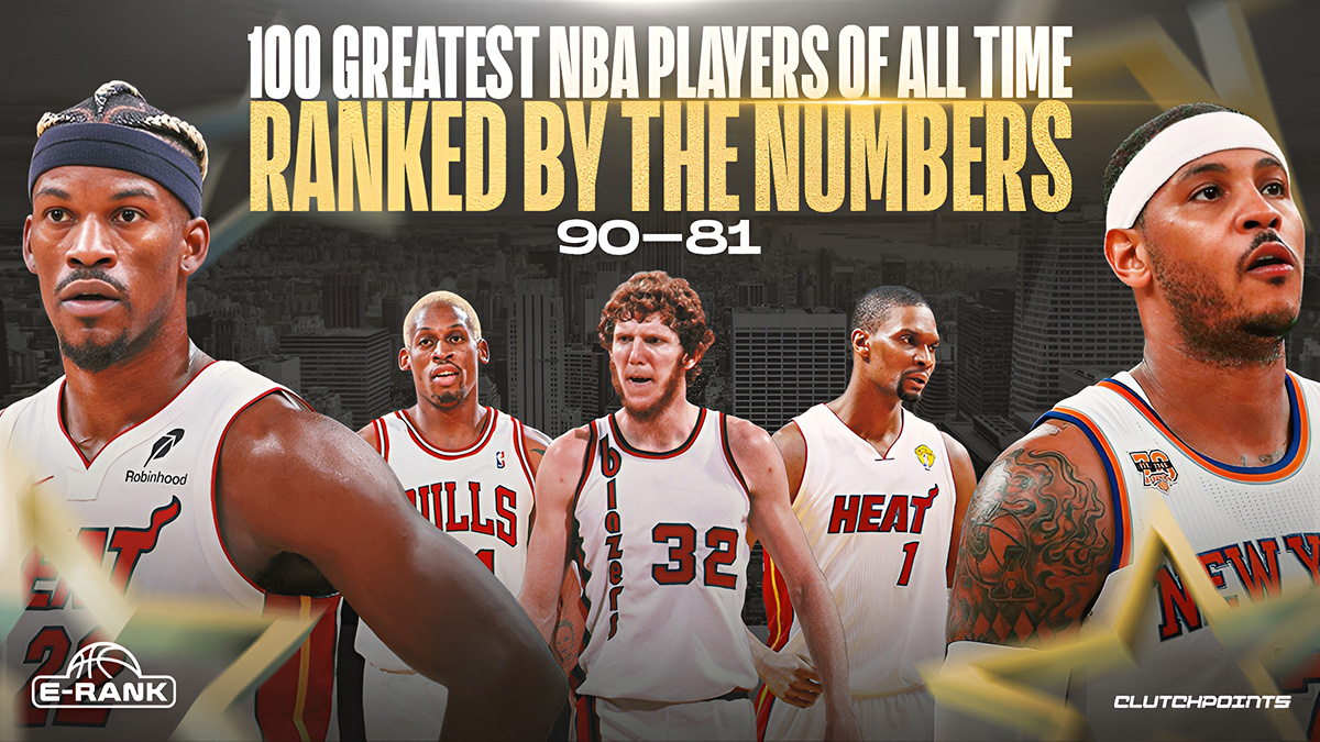 Jimmy Butler, Carmelo Anthony, Dennis Rodman, Bill Walton, Chris Bosh on 100 greatest NBA players ranking list