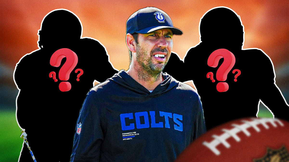 Colts coach Steve Steichen and 2 mystery players