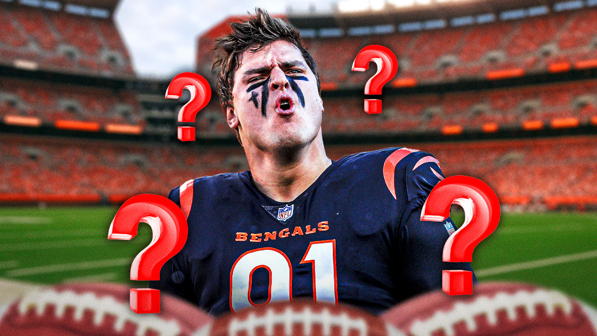 Bengals' Trey Hendrickson with question marks around him