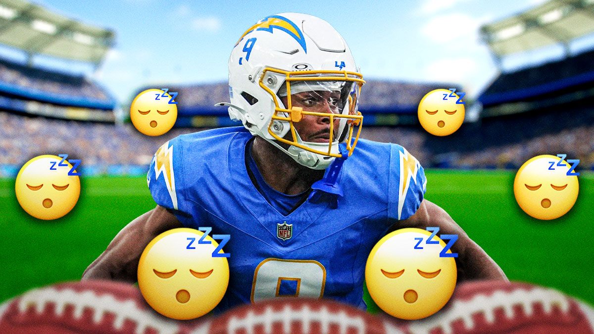 re Harris with sleeping emojis all around the graphic.