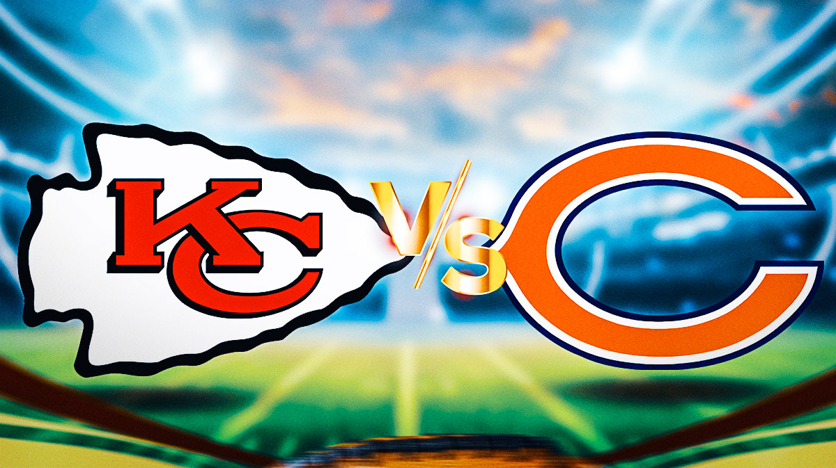 Chiefs logo vs. Bears logo.