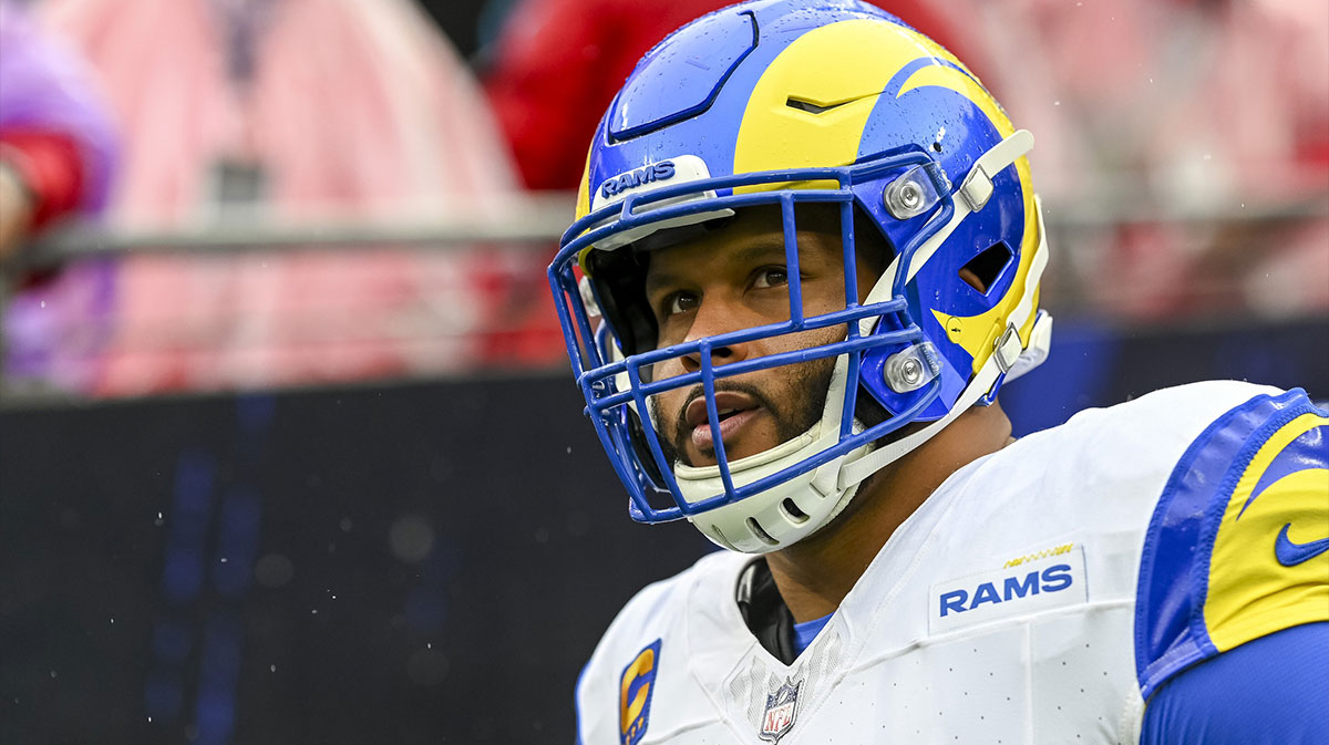 Aaron Donald, who got a restraining order against his stalker Janelle Anwar .