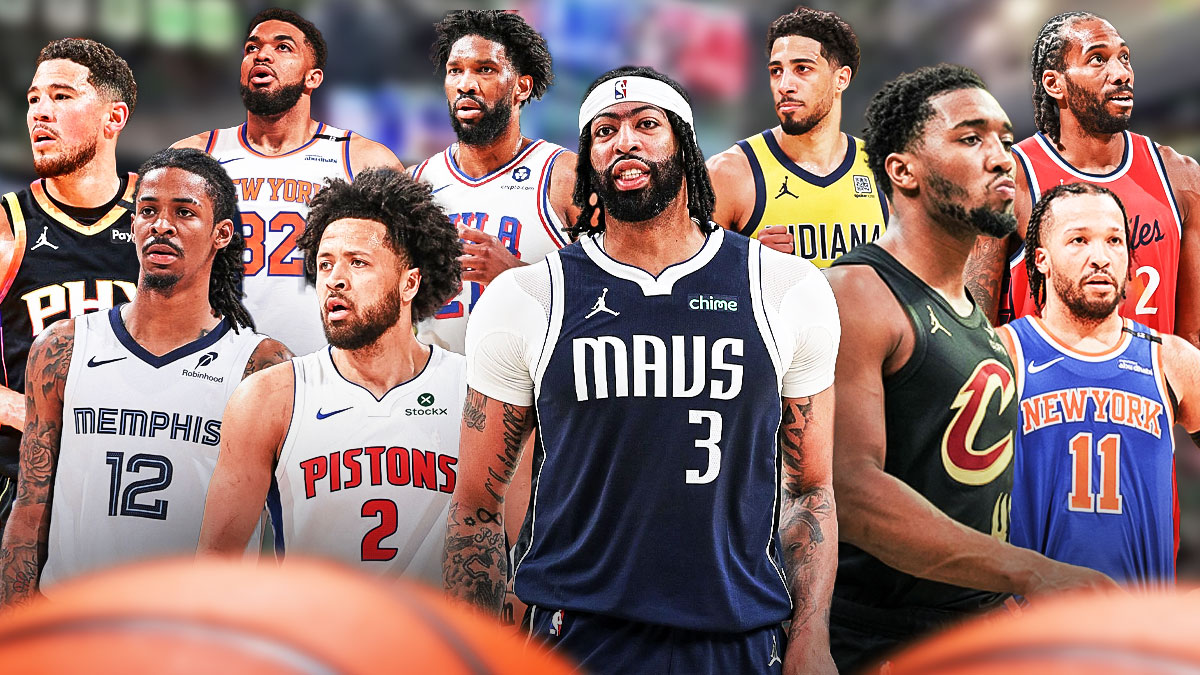 20-11 ranked NBA2K players with Anthony Davis (Mavericks) in the middle