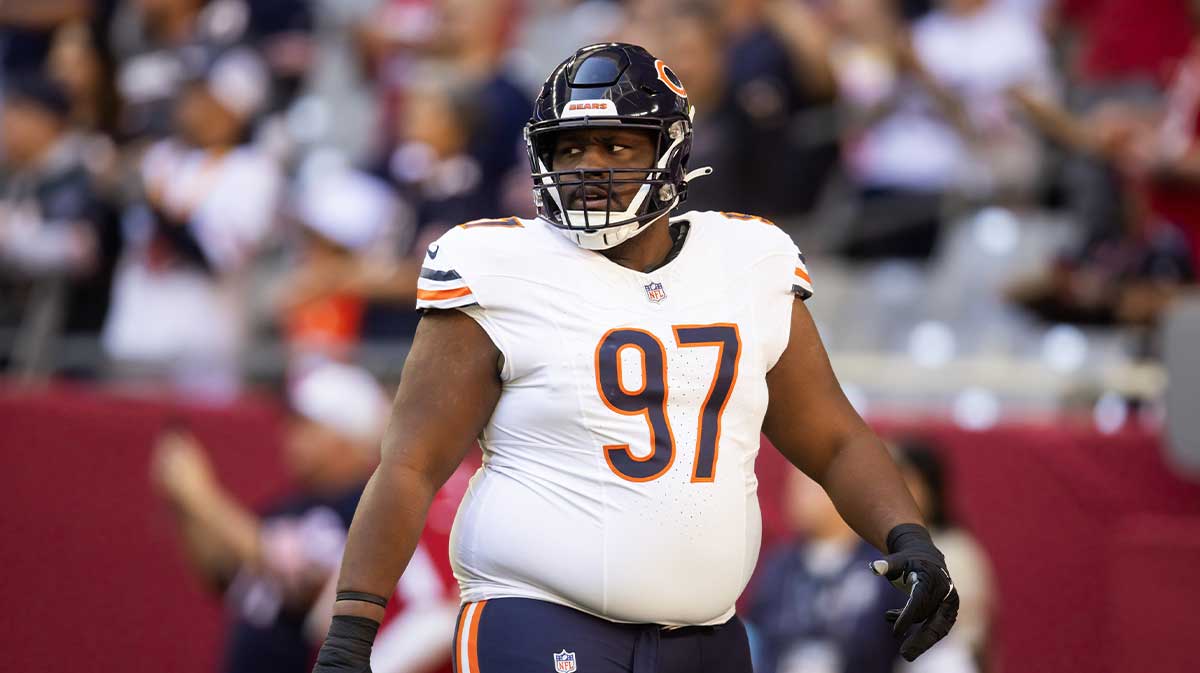 Chicago Bears defensive tackle Andrew Billings (97) against the Arizona Cardinals at State Farm Stadium.