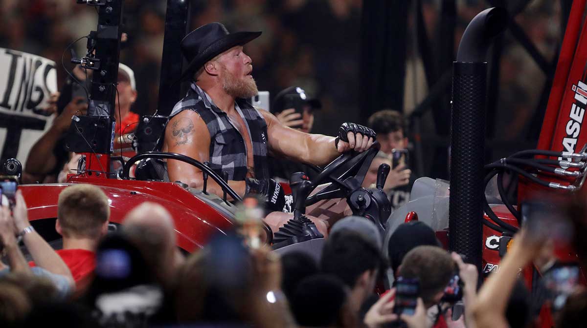 Brock Lesnar, who John Cena denied requesting the return of to WWE.