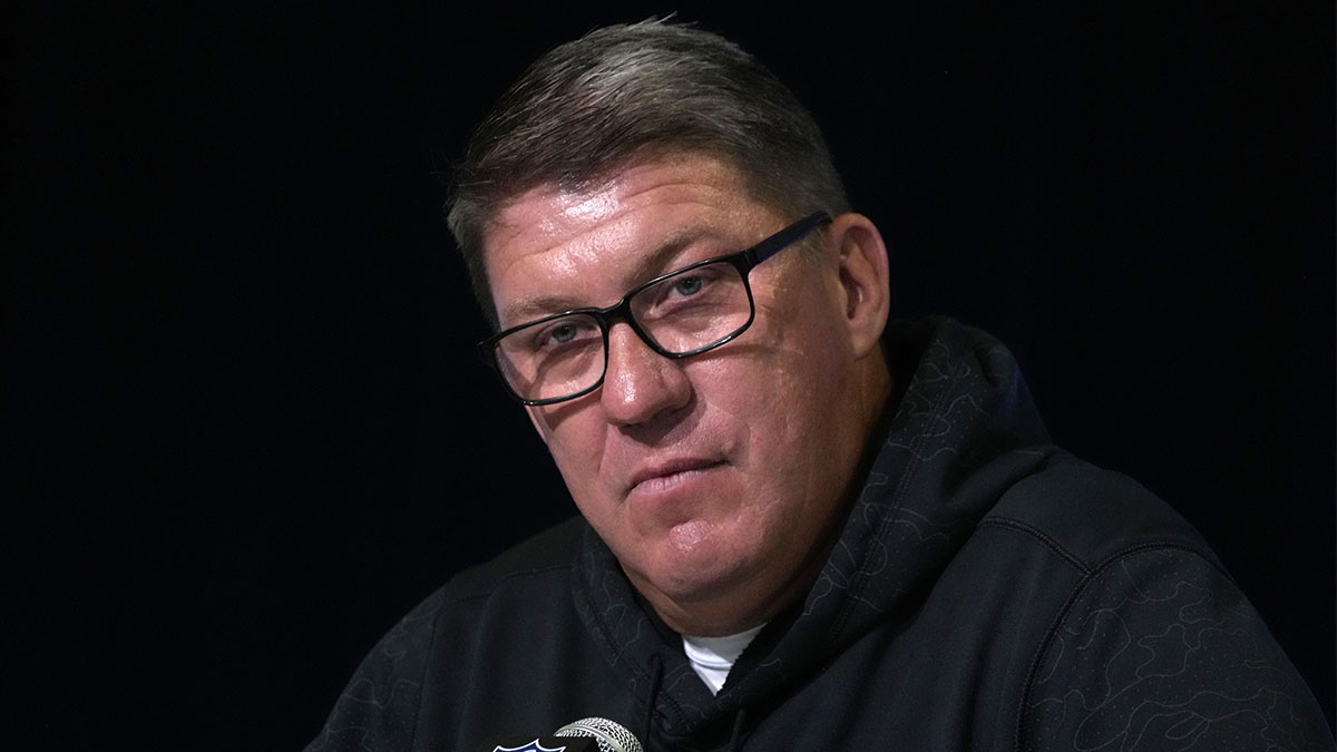 Feb 28, 2023; Indianapolis, IN, USA; Tampa Bay Buccaneers general manager Jason Licht during the NFL combine at the Indiana Convention Center. Mandatory Credit: Kirby Lee-Imagn Images