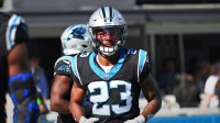 Carolina Panthers cornerback CJ Henderson (23) on the field in the third quarter at Bank of America Stadium.