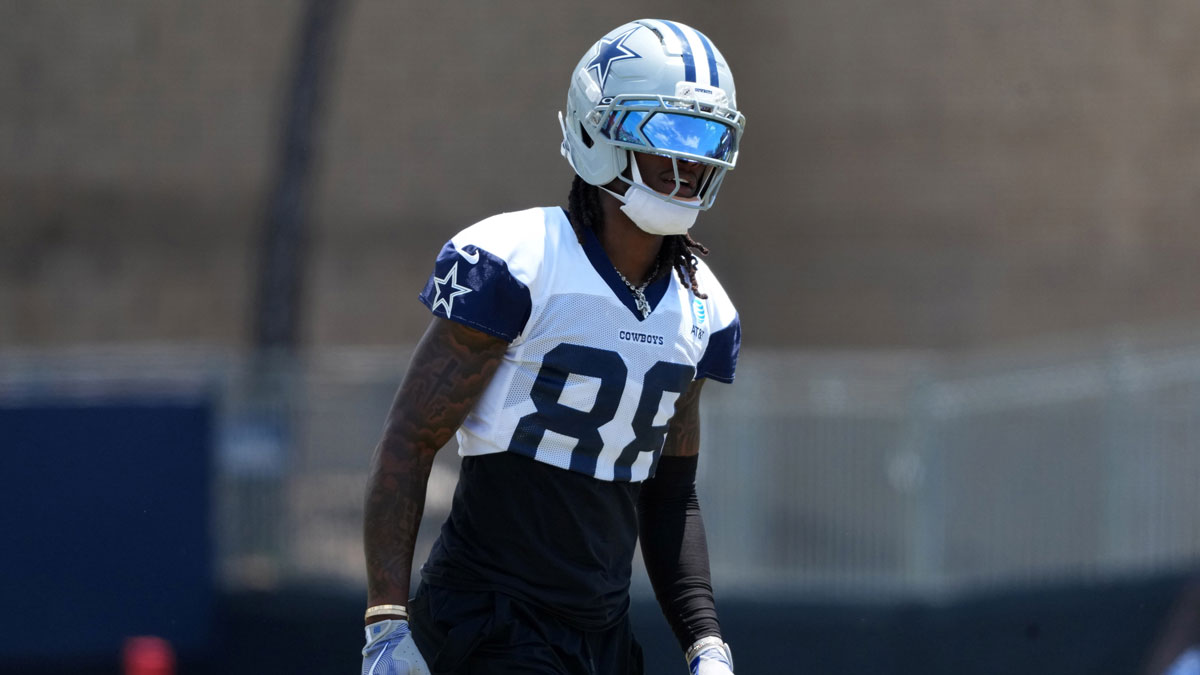 Dallas Cowboys receiver CeeDee Lamb (88) at training camp at the River Ridge Fields.