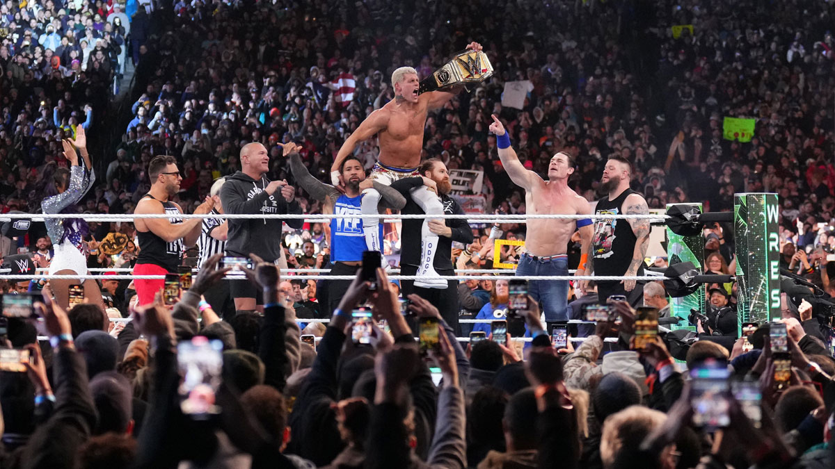 Cody Rhodes, John Cena, who had a match at WWE SummerSlam, and others at WrestleMania 40.