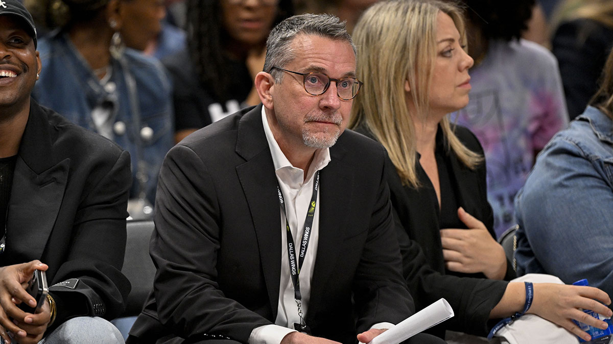 Dallas Wings general manager Curt Miller during the game between the Dallas Wings and the Indiana Fever at the American Airlines Center.