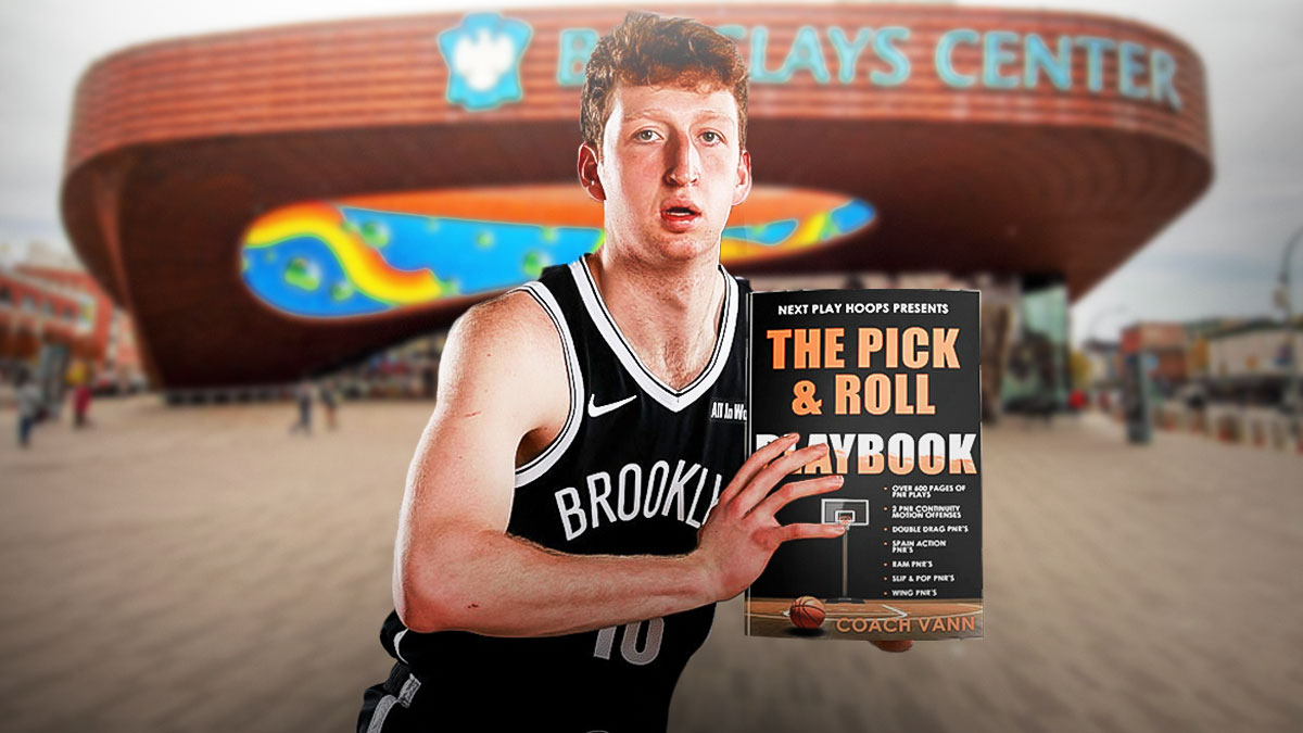 Danny Wolf, Pick and Roll Playbook from Michigan, Brooklyn Nets arena