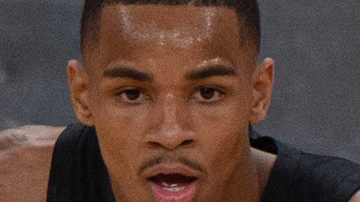 San Antonio Spurs NBA point guard Dejounte Murray.