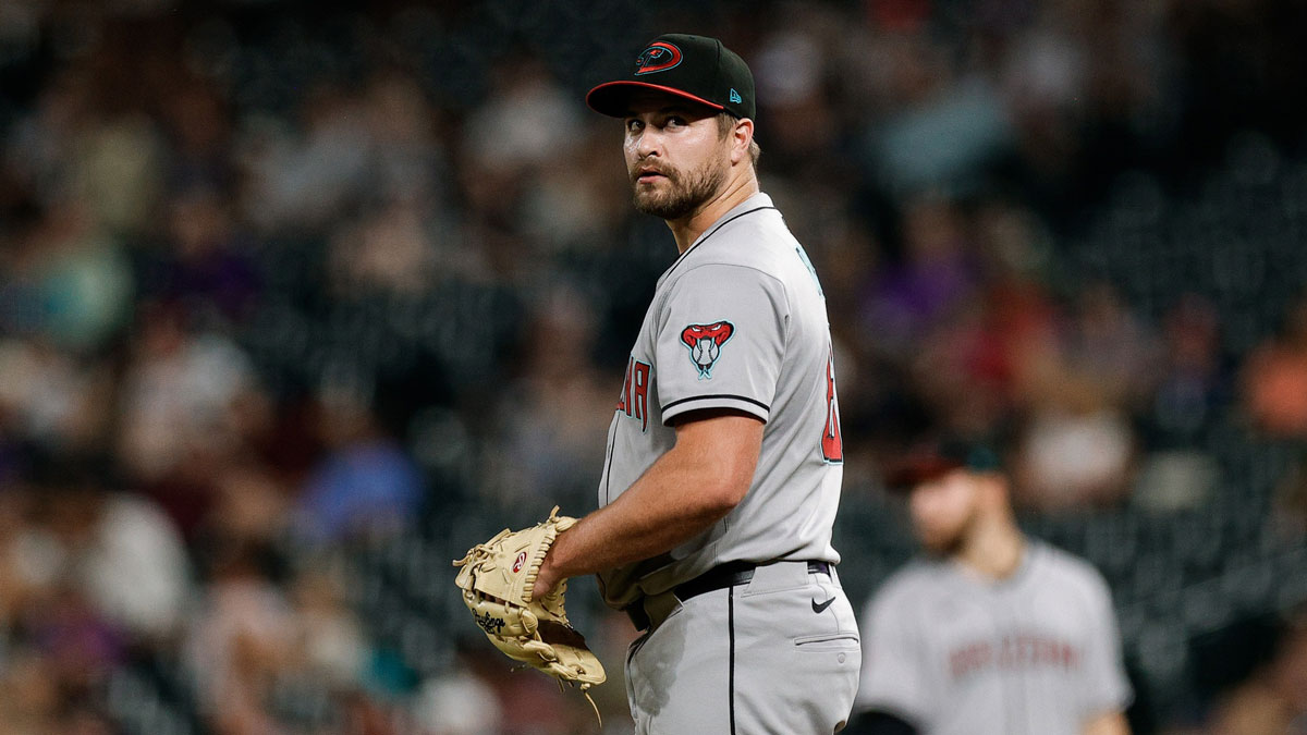 Arizona Diamondbacks relief pitcher Jalen Beeks (68) in the ninth inning against the Arizona Diamondbacks at Coors Field.