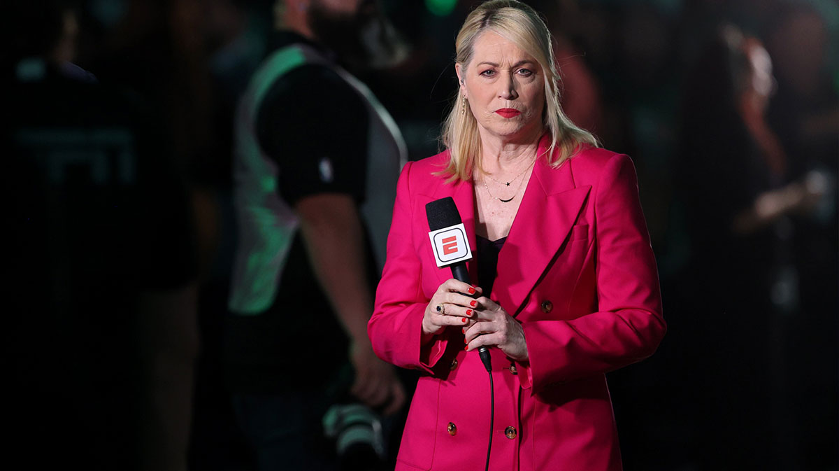 Doris Burke, who ESPN demoted in favor of Tim Legler for their NBA Finals broadcasts.