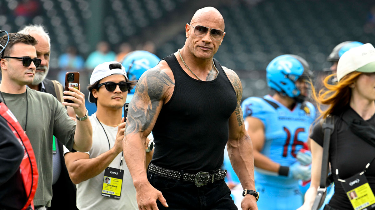 The Smashing Machine movie star Dwayne "The Rock" Johnson.