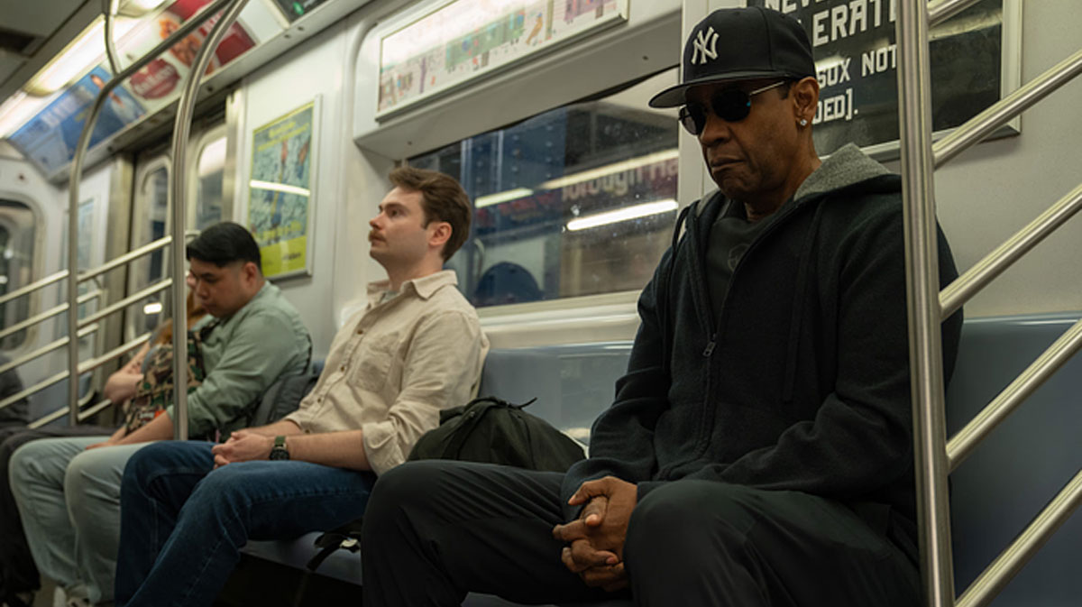 Denzel Washington in Spike Lee's latest movie, Highest 2 Lowest, which also stars Jeffrey Wright.