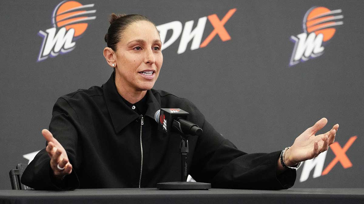 WNBA All-Star Diana Taurasi reflects on her 20 seasons with the Phoenix Mercury during a retirement news conference at the Phoenix Mercury's practice facility on March 13, 2025. Diana Taurasi rant