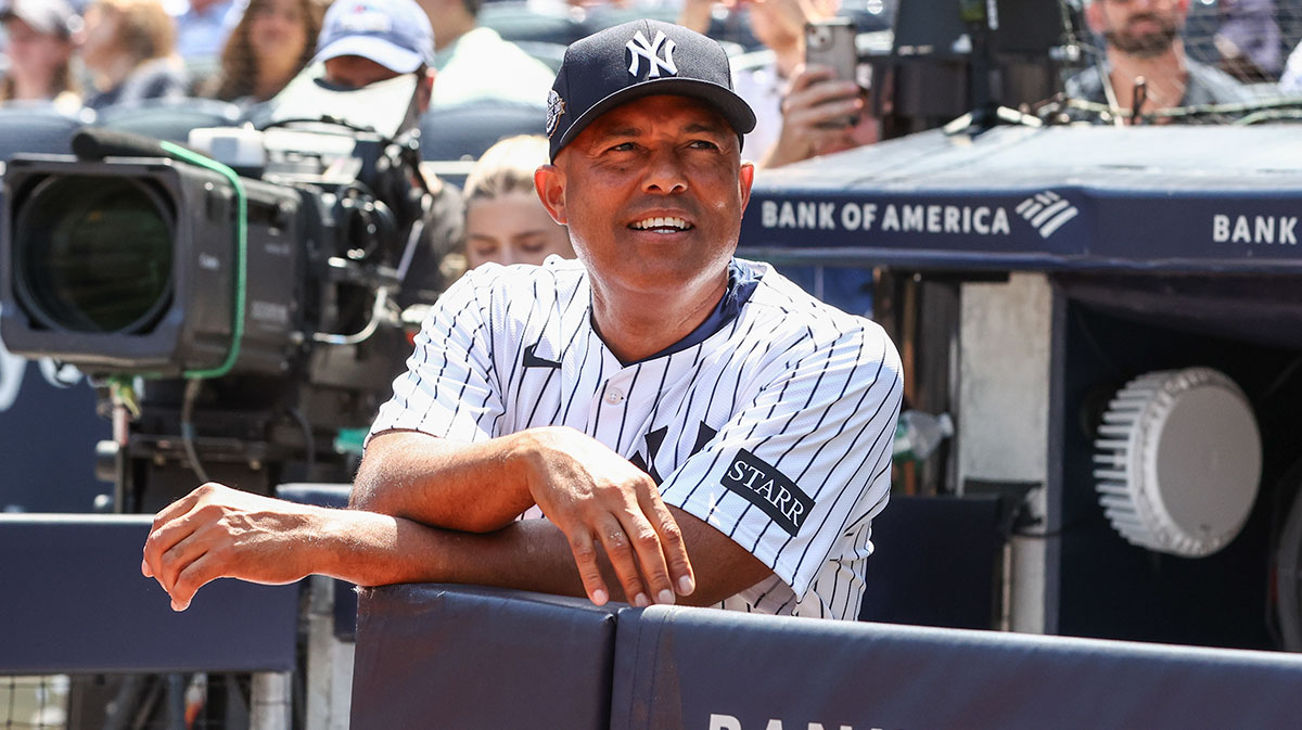 Former New York Yankees pitcher Mariano Rivera at Old Timer’s Day at Yankee Stadium. MLB