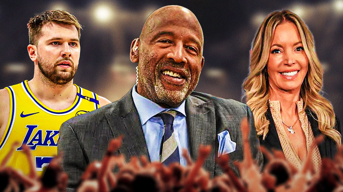 James Worthy, Luka Doncic, Jeanie Buss, Los Angeles Lakers