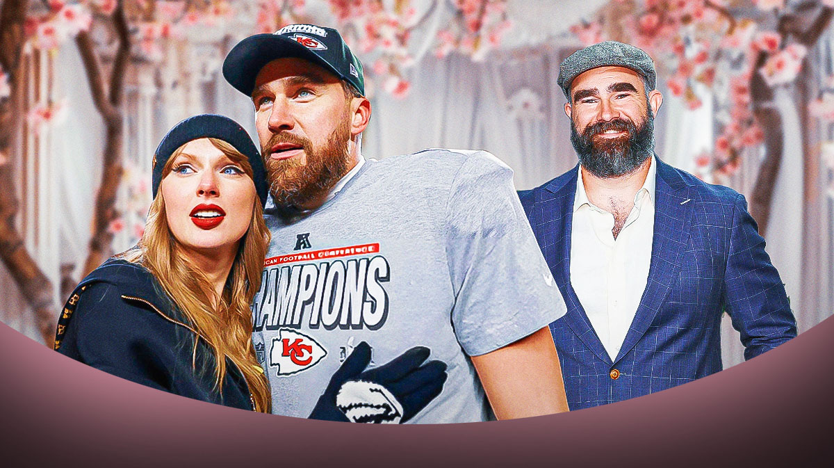 Jason Kelce Travis Kelce Taylor Swift