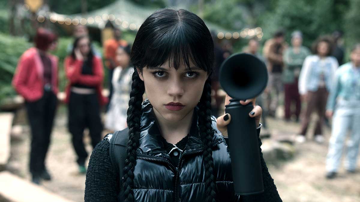 Jenna Ortega in Netflix's Wednesday Season 2.