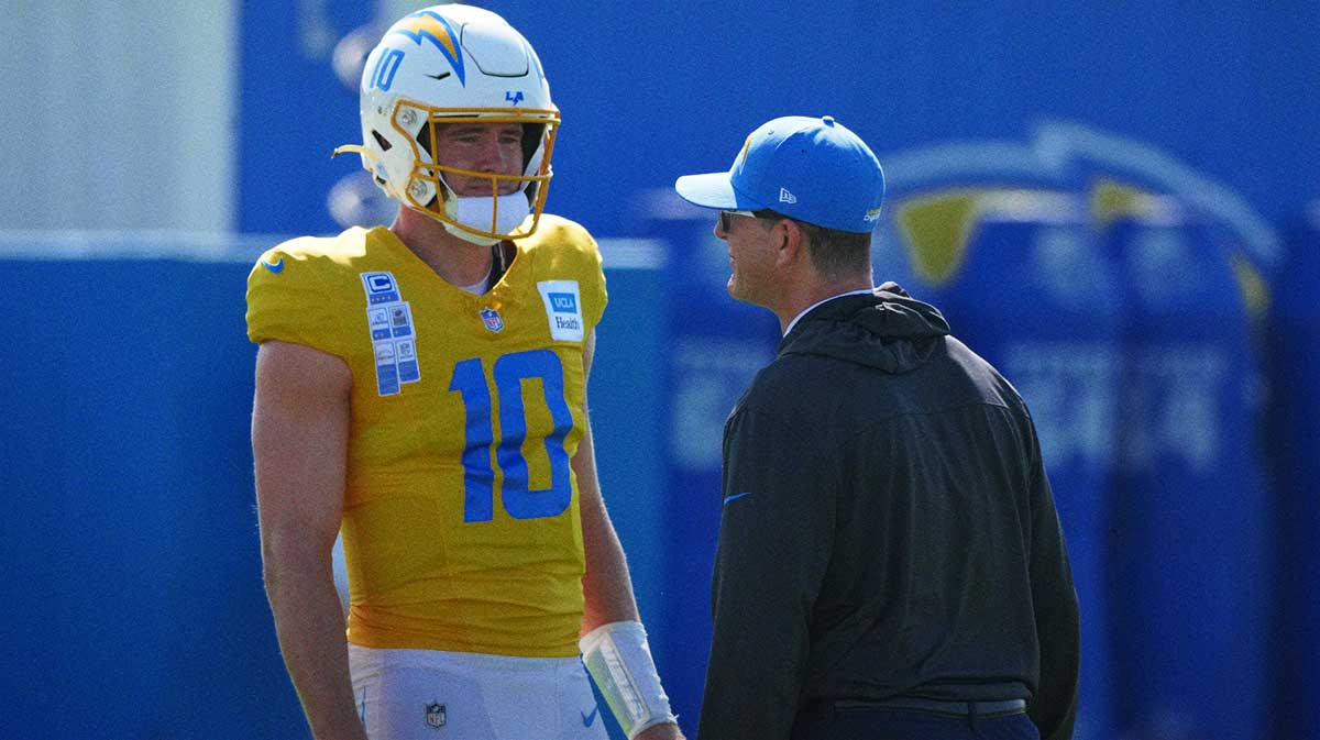 Chargers' Jim Harbaugh reveals Justin Herbert will play in first-ever preseason game