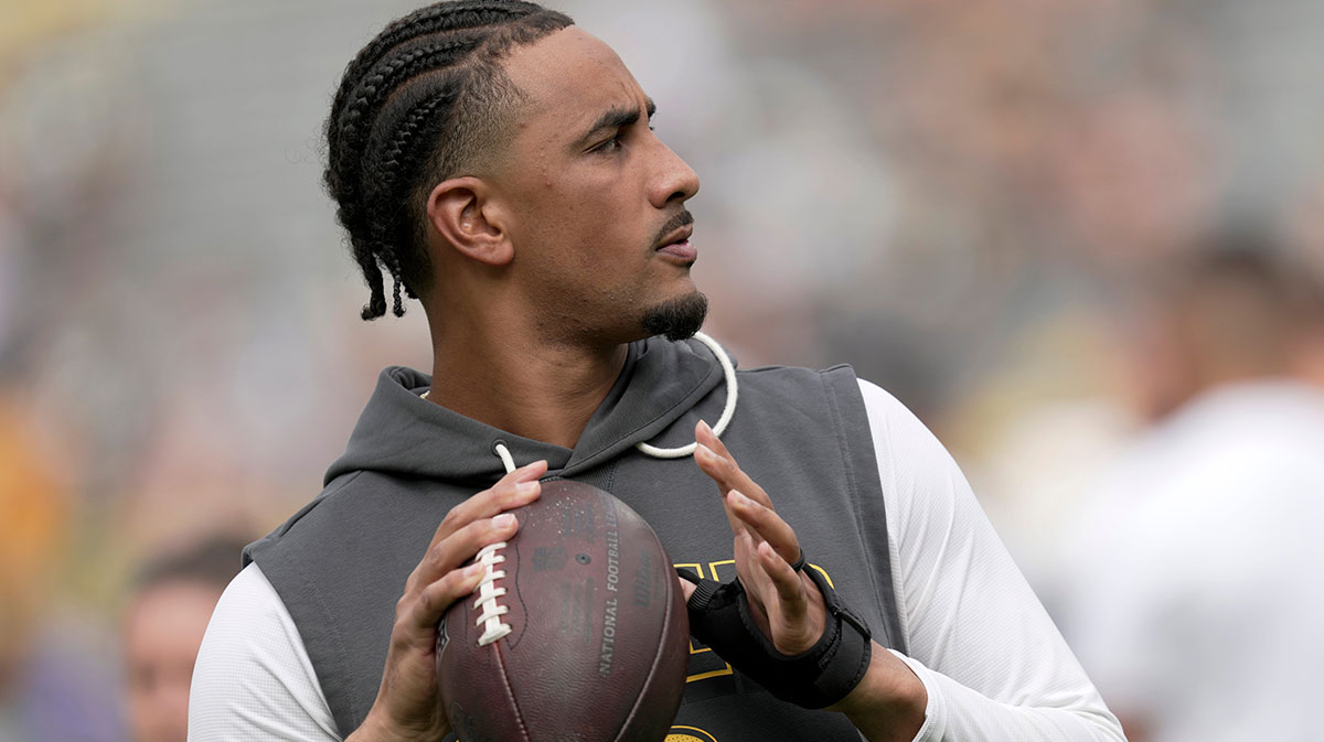 Green Bay Packers quarterback Jordan Love is shown before their preseason game against there Seattle Seahawks Saturday, August 23, 2025 at Lambeau Field in Green Bay, Wisconsin.