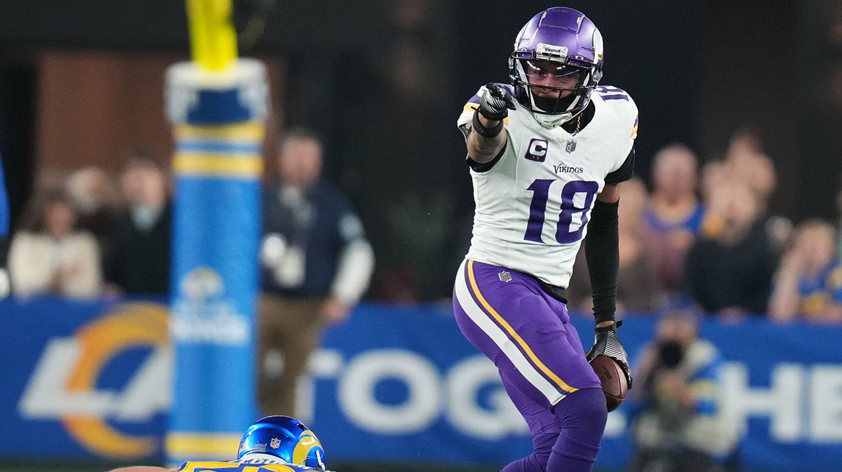 Vikings’ Justin Jefferson gets cryptic injury update for Patriots joint practice