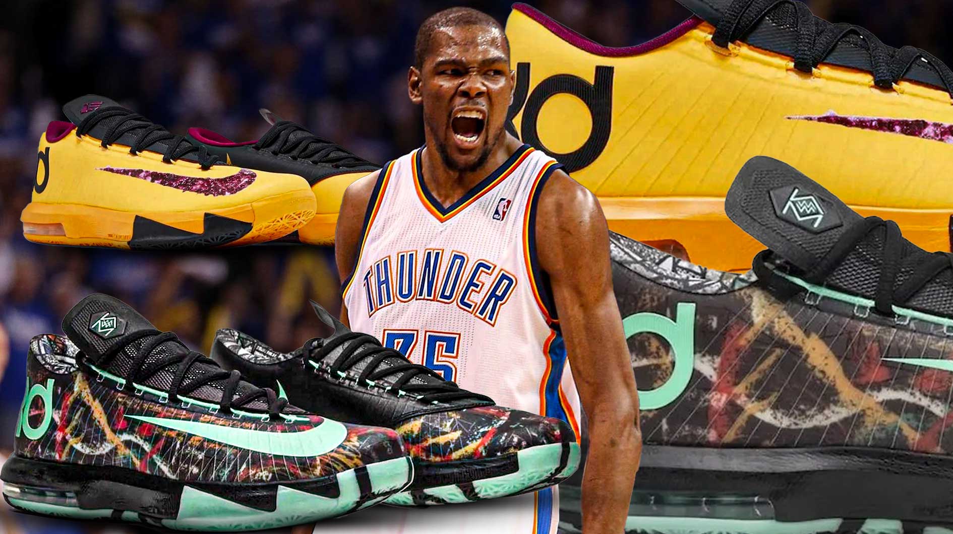 Nike KD 6 release, Kevin Durant, Nike, Nike KD 6 PBJ, Nike KD 6 All-star