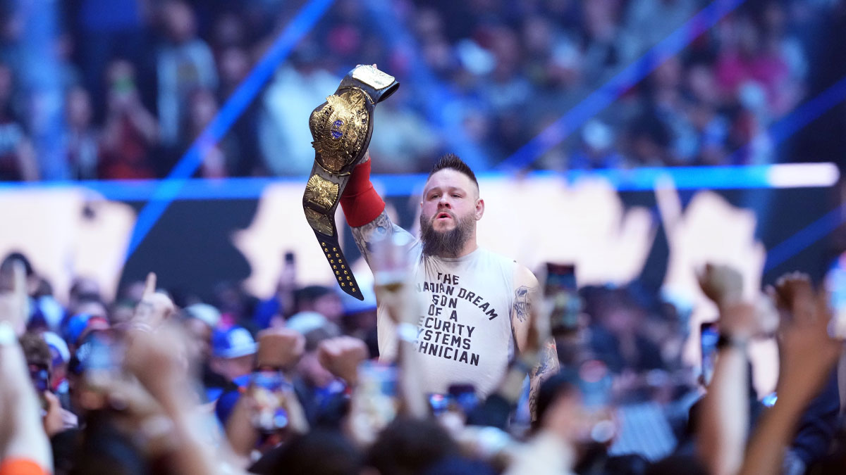 WWE star Kevin Owens, who addressed his weight loss during his hiatus due to an injury.